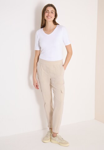 CECIL Slim fit Cargo Pants in Beige: front