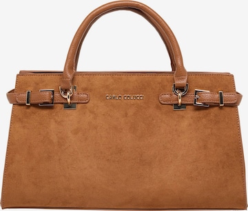 Carlo Colucci Schultertasche 'Fiegl' in Bronze: Vorderseite