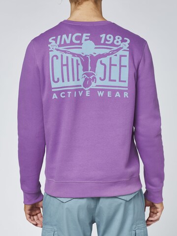 CHIEMSEE Sweatshirt in Lila