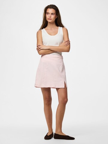 PIECES regular Jeans 'PCSilke' i pink: forside