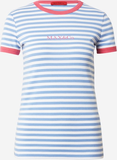 Tricou MAX&Co. pe albastru deschis / roz pitaya / alb, Vizualizare produs