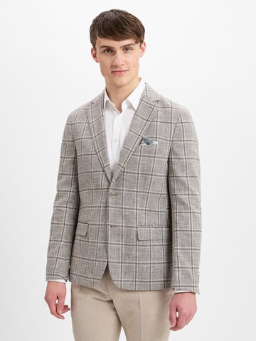 Coupe regular Veste de costume Nils Sundström en gris : devant