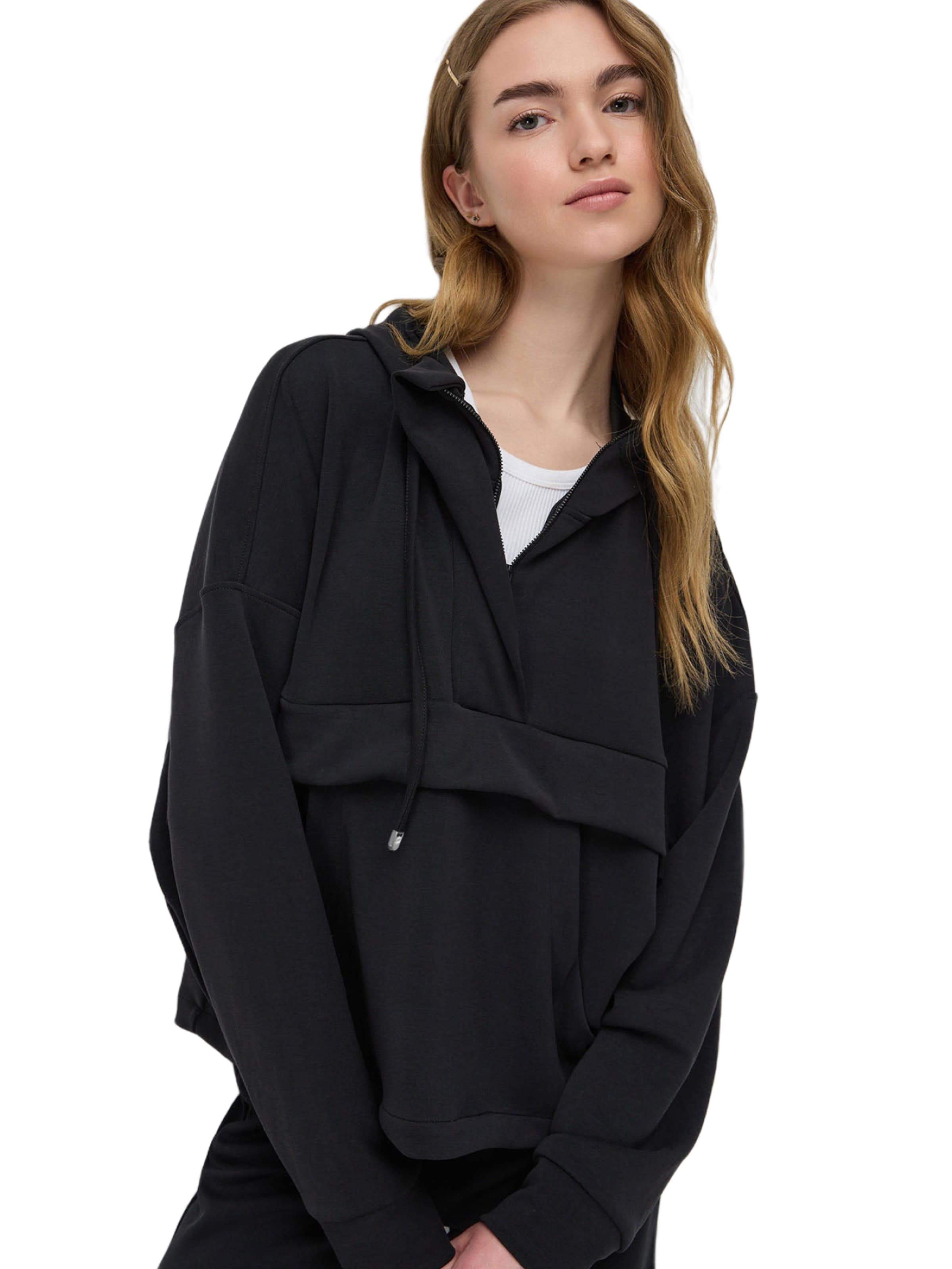 No Matter What Sweatshirt in Black: front