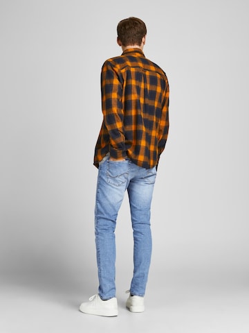 JACK & JONES Skinny Fit Дънки 'Glenn' в синьо