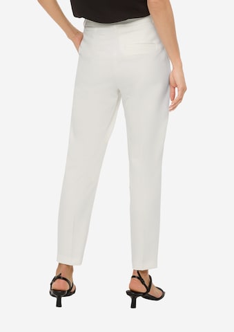 s.Oliver BLACK LABEL Tapered Pants in White: back