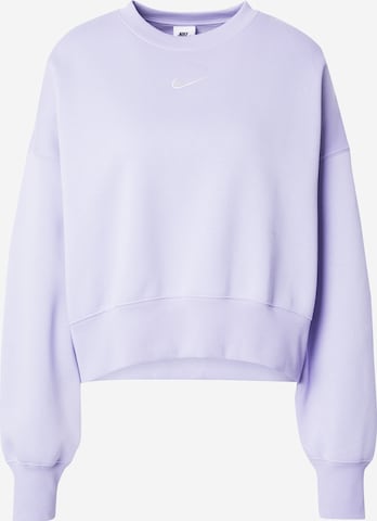 Nike Sportswear Свитшот 'Phoenix Fleece' в Лиловый: спереди