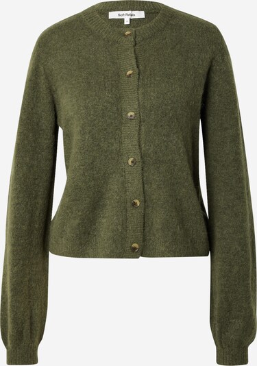 Soft Rebels Cardigan 'Allison' en olive, Vue avec produit