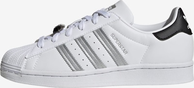 ADIDAS ORIGINALS Sneaker low 'Superstar' i sølvgrå / sort / hvid, Produktvisning