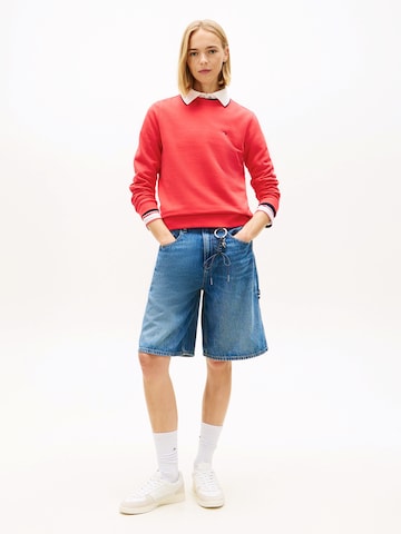 Tommy Jeans Mikina - Červená