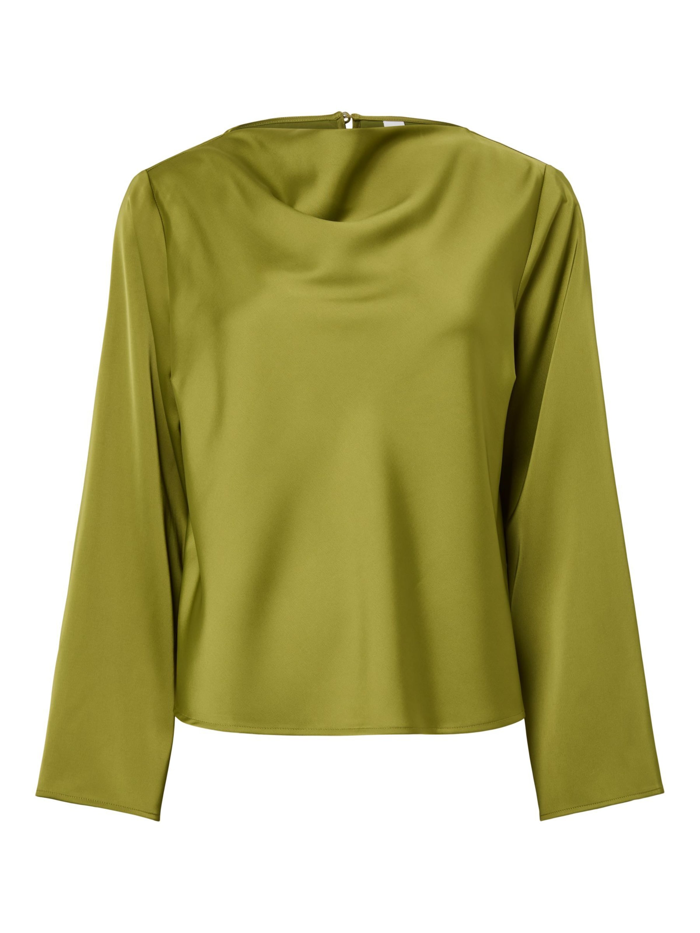 YAS Blouse 'YASPELLA' in Groen: voorkant