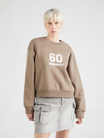 Miss Sixty Sweatshirt in Beige: front