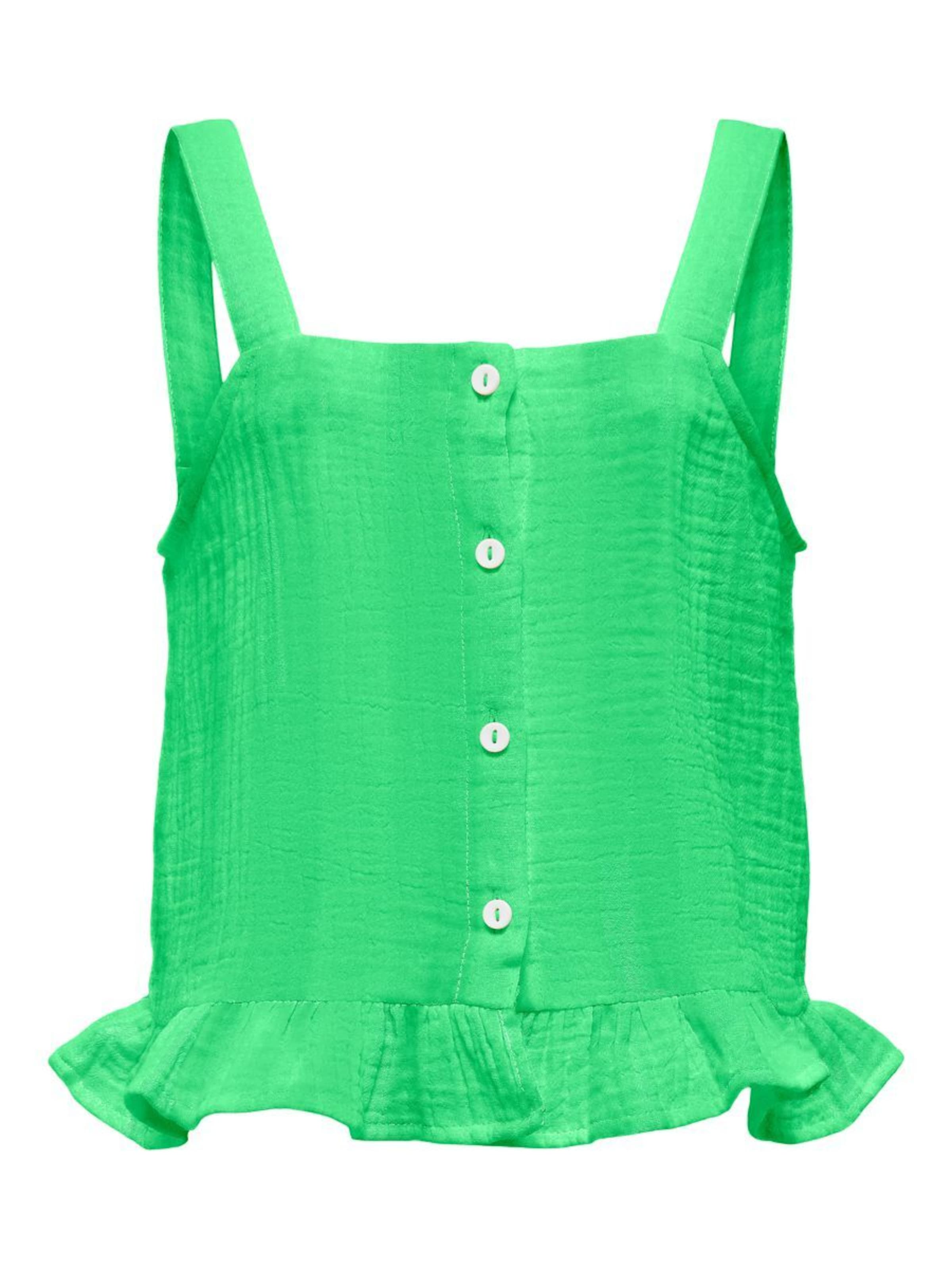 ONLY GIRLS Blouse in Groen: voorkant