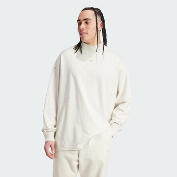 ADIDAS PERFORMANCE Λειτουργικό μπλουζάκι 'Basketball Long-sleeve' σε μπεζ