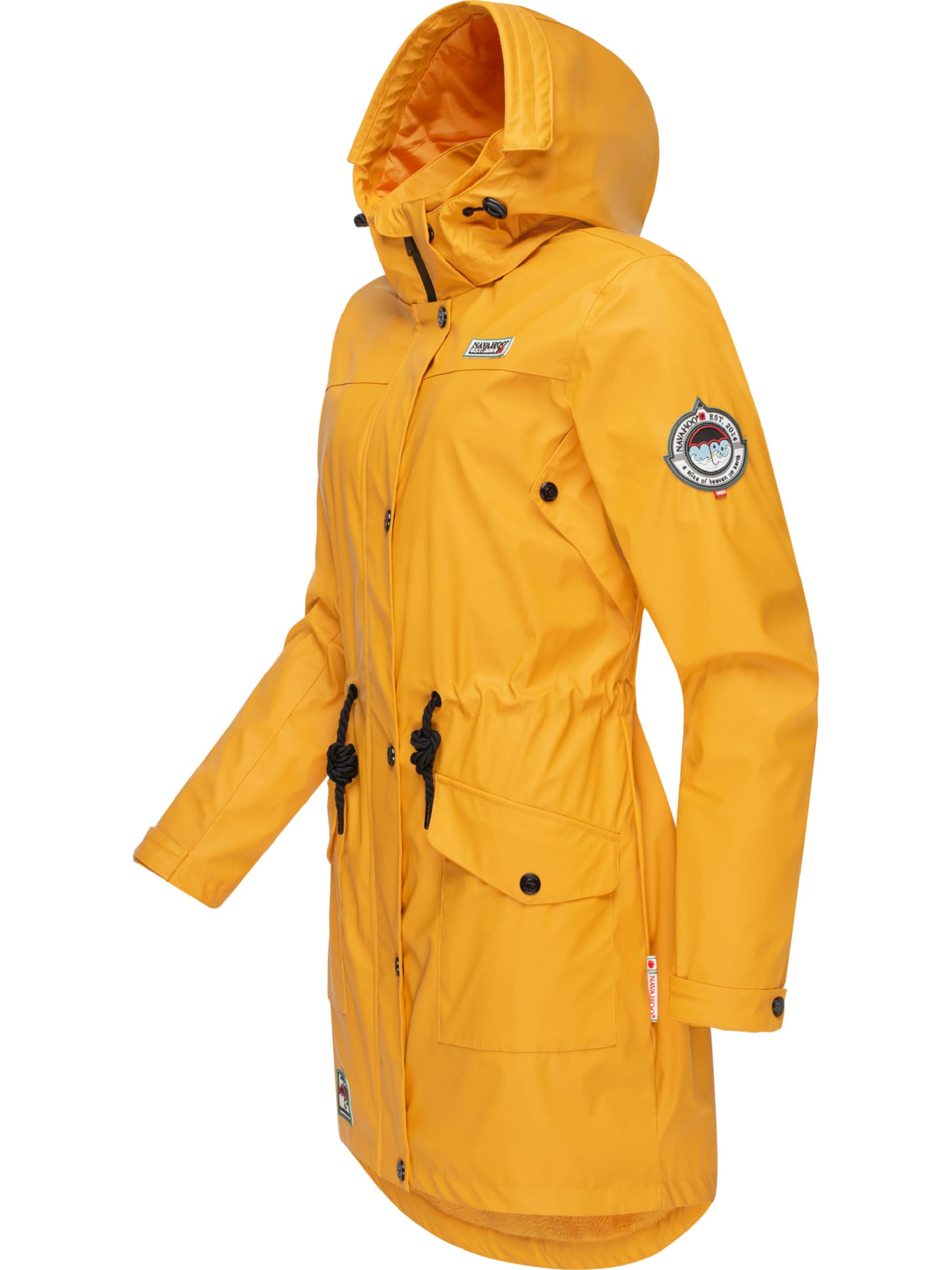 Manteau mi-saison 'Deike' NAVAHOO en jaune