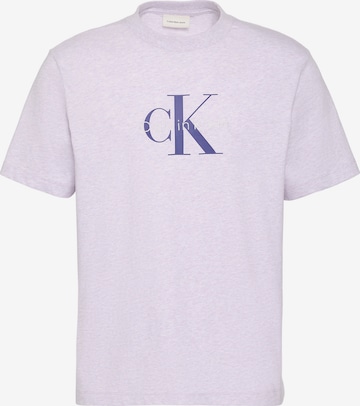 Calvin Klein Jeans Shirt in Lila: voorkant