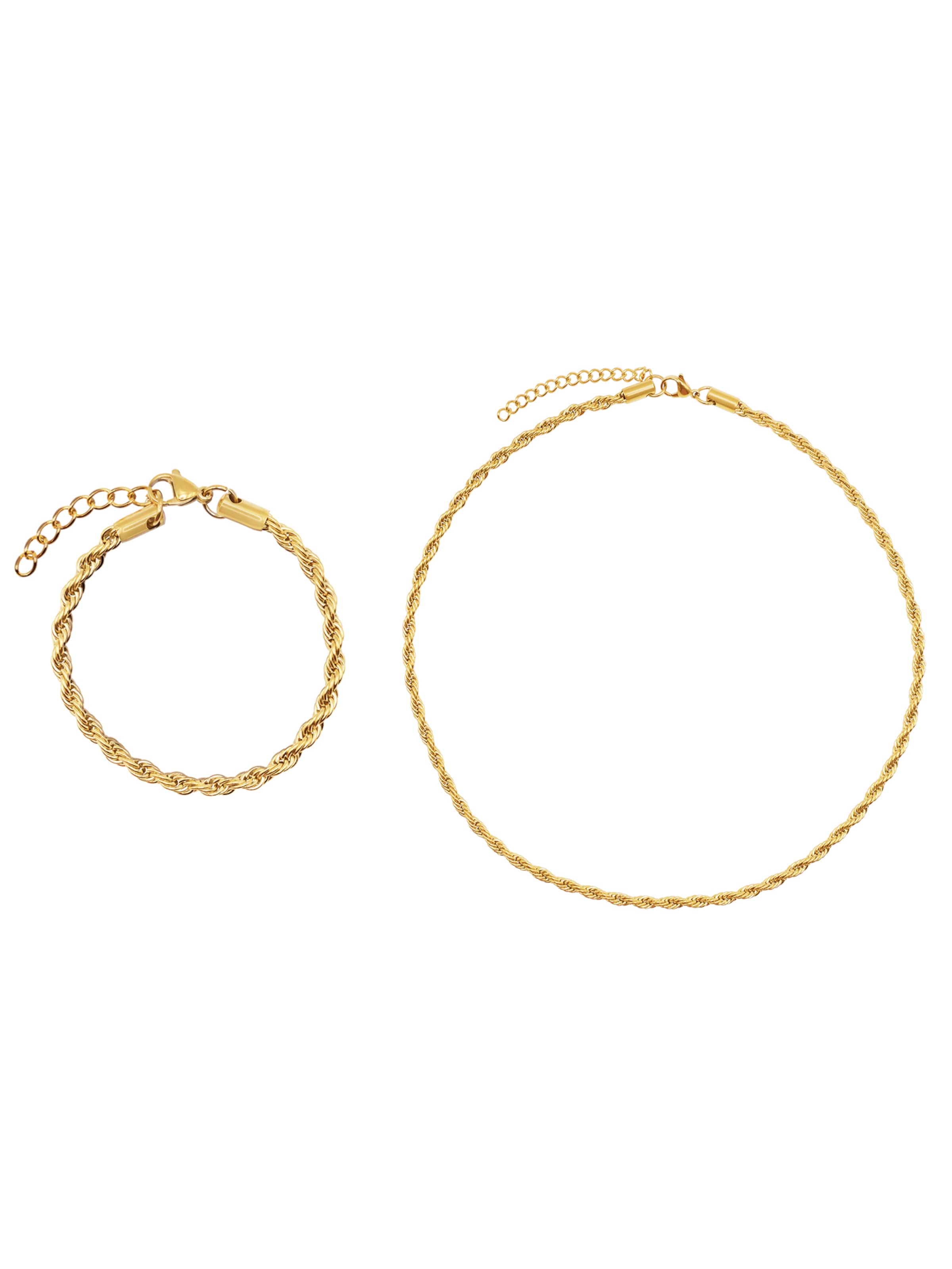 Heideman Jewelry set 'Nick' in Gold: front