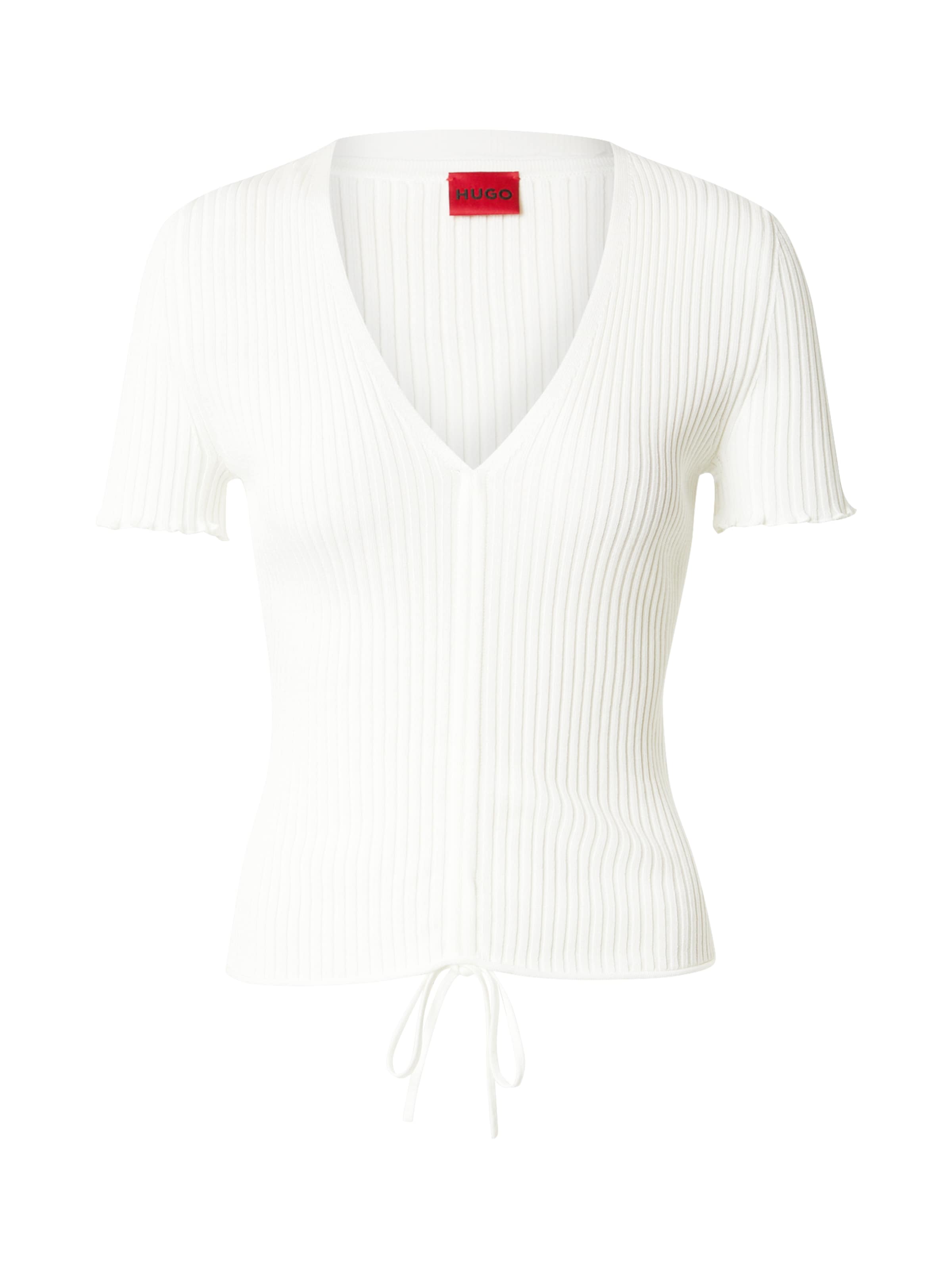 HUGO Футболка 'Slisera' в Белый: спереди