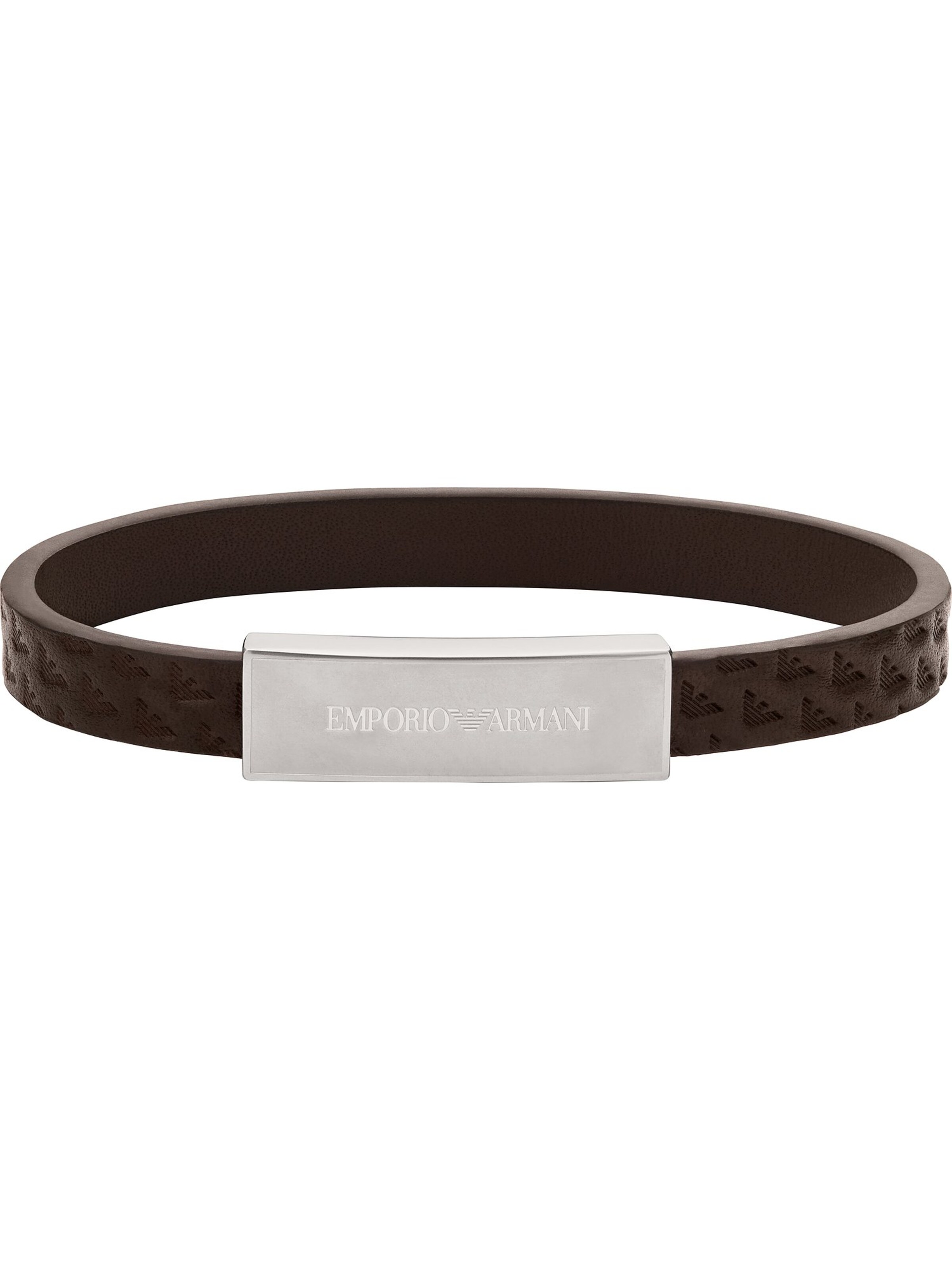 Emporio Armani Armband in Braun: Vorderseite
