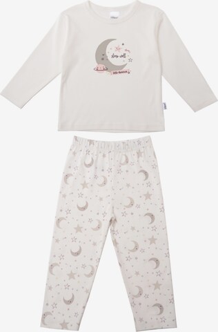 LILIPUT Pajamas 'Mond' in White: front