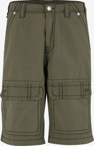 True Religion Cargo Pants 'Vinny' in Green: front