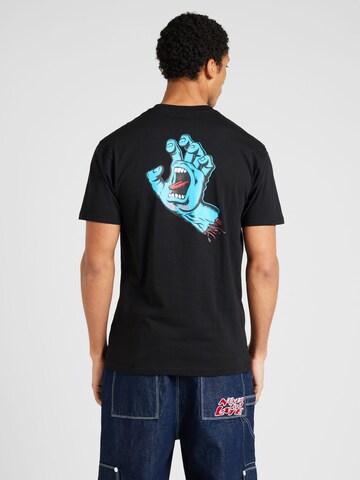 T-Shirt Santa Cruz en noir : devant