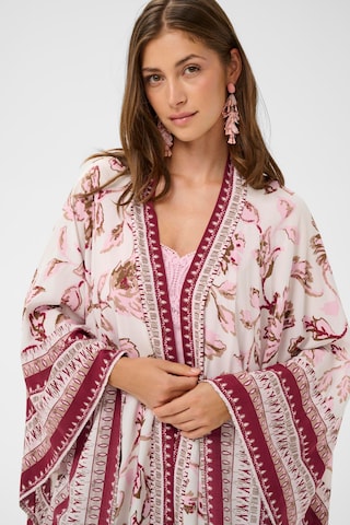 Cream Kimono 'CRKamoil' in Rot