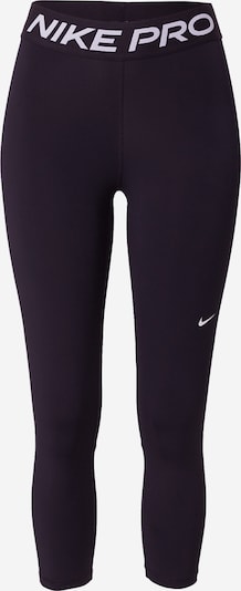 NIKE Calças de desporto em preto / branco, Vista do produto