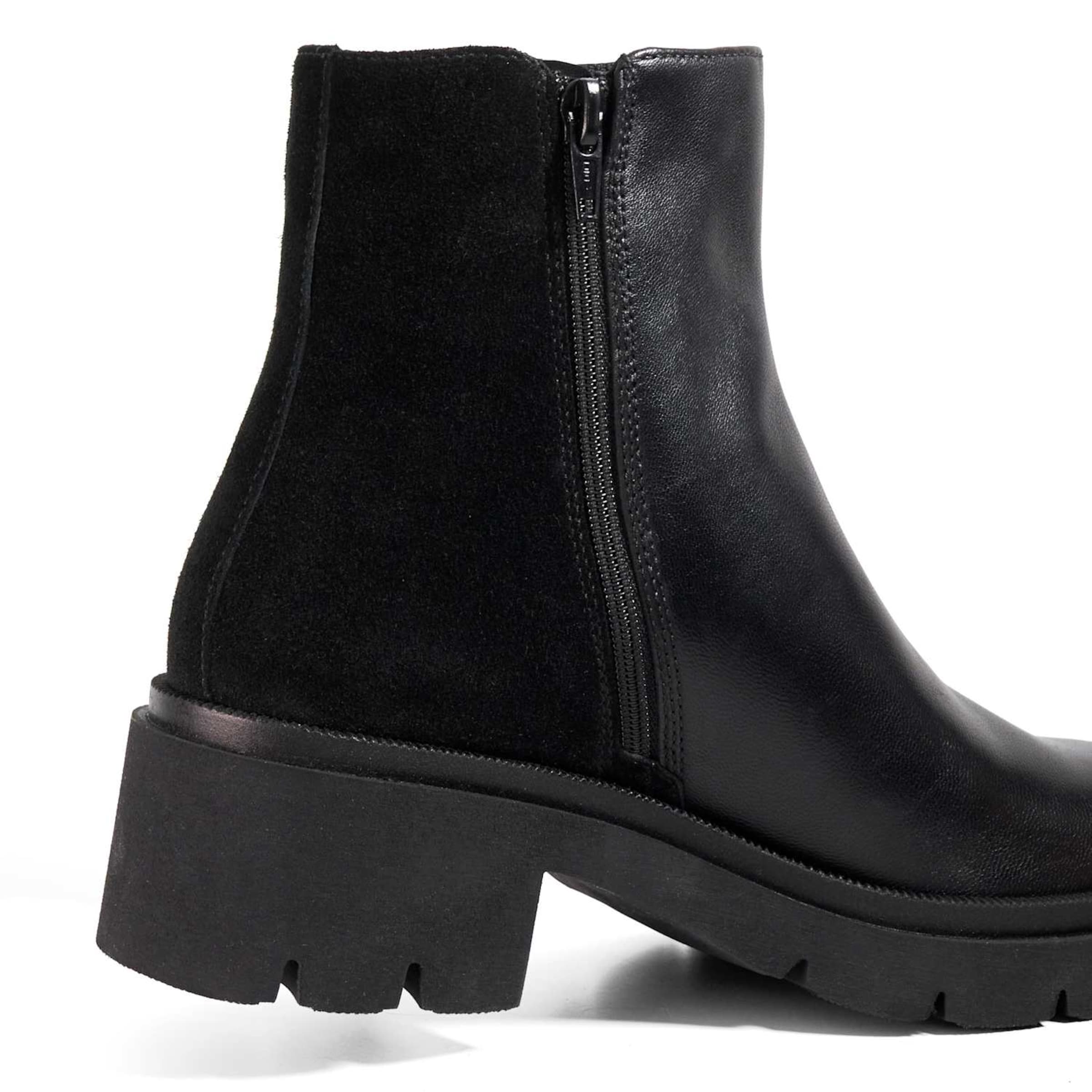 Dune LONDON Stiefelette 'Paving' in Schwarz