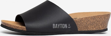 Bayton - Sapato aberto 'Ventura' em preto: frente