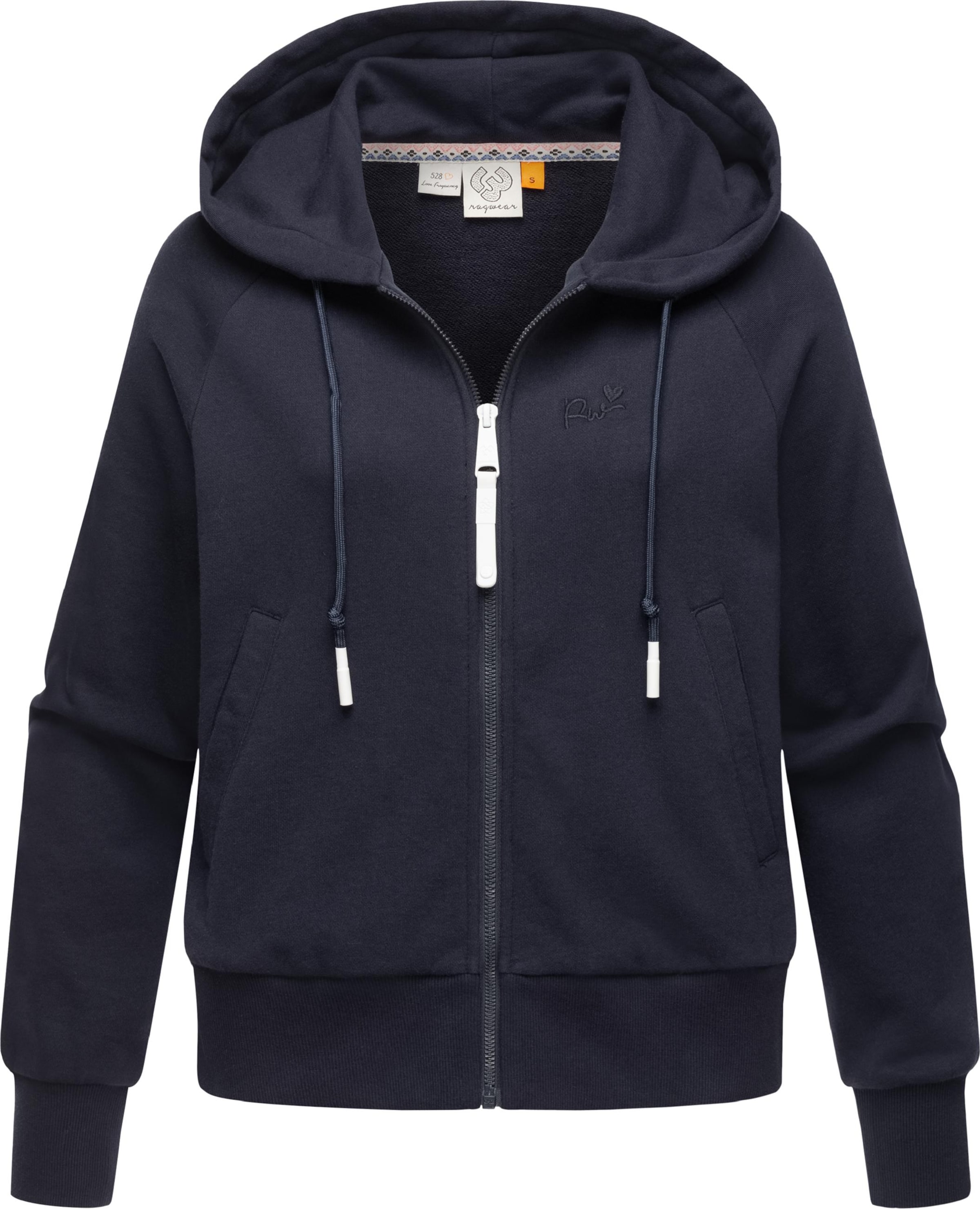 ADIDAS ORIGINALS Zip-Up Hoodie 'Essential' in Blue Denim