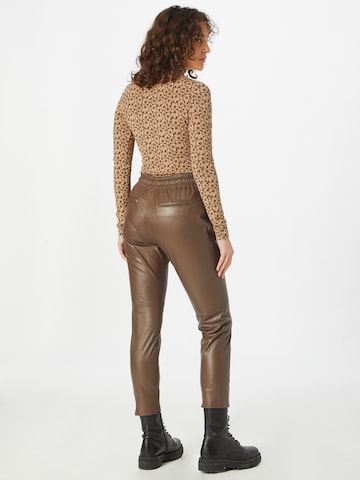 OAKWOOD Slim fit Pants 'GIFT' in Brown