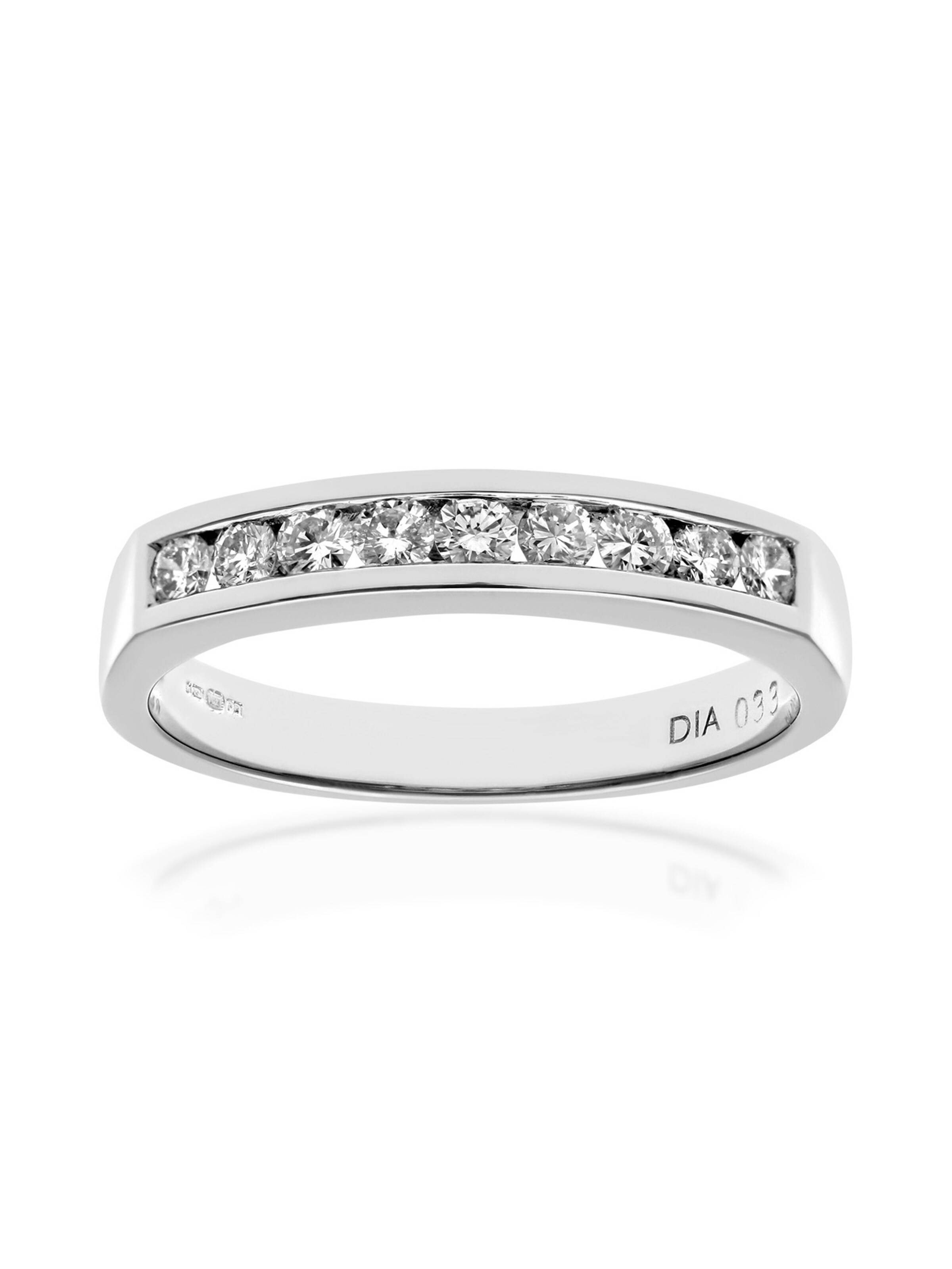 DIAMANT LETERNEL Ring‌ in Silber: Vorderseite