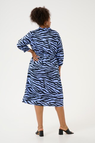 Robe 'KColena' KAFFE CURVE en bleu
