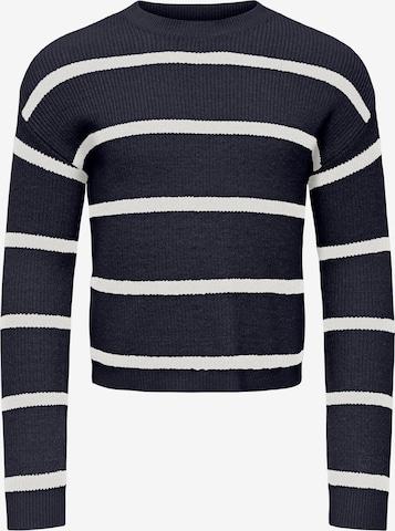 Only Mini Trui 'KMGFRANCA' in Blauw: voorkant