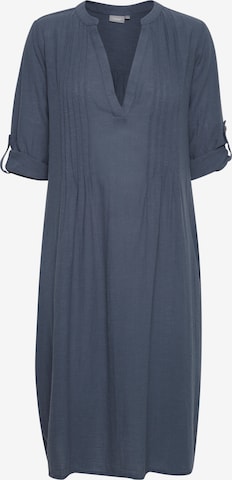 Fransa Shirt Dress in Blue: front