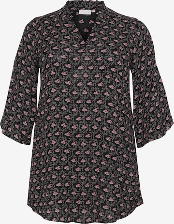 juoda KAFFE CURVE Tunika 'KC Amy': priekis