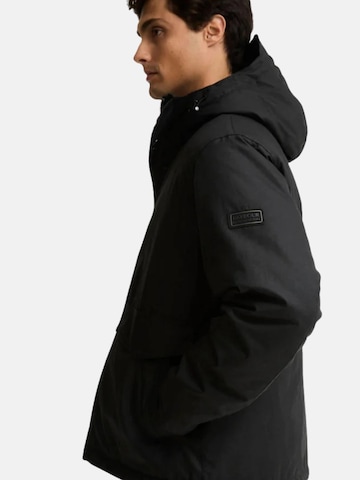Barbour International - Chaqueta de invierno 'BARBOUR INTERNATIONAL EVERRETT WAX  JACKET GIUBBINO' en negro