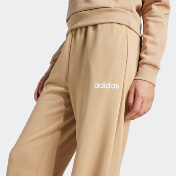 ADIDAS SPORTSWEAR Tapered Sporthose 'Essentials' in Beige