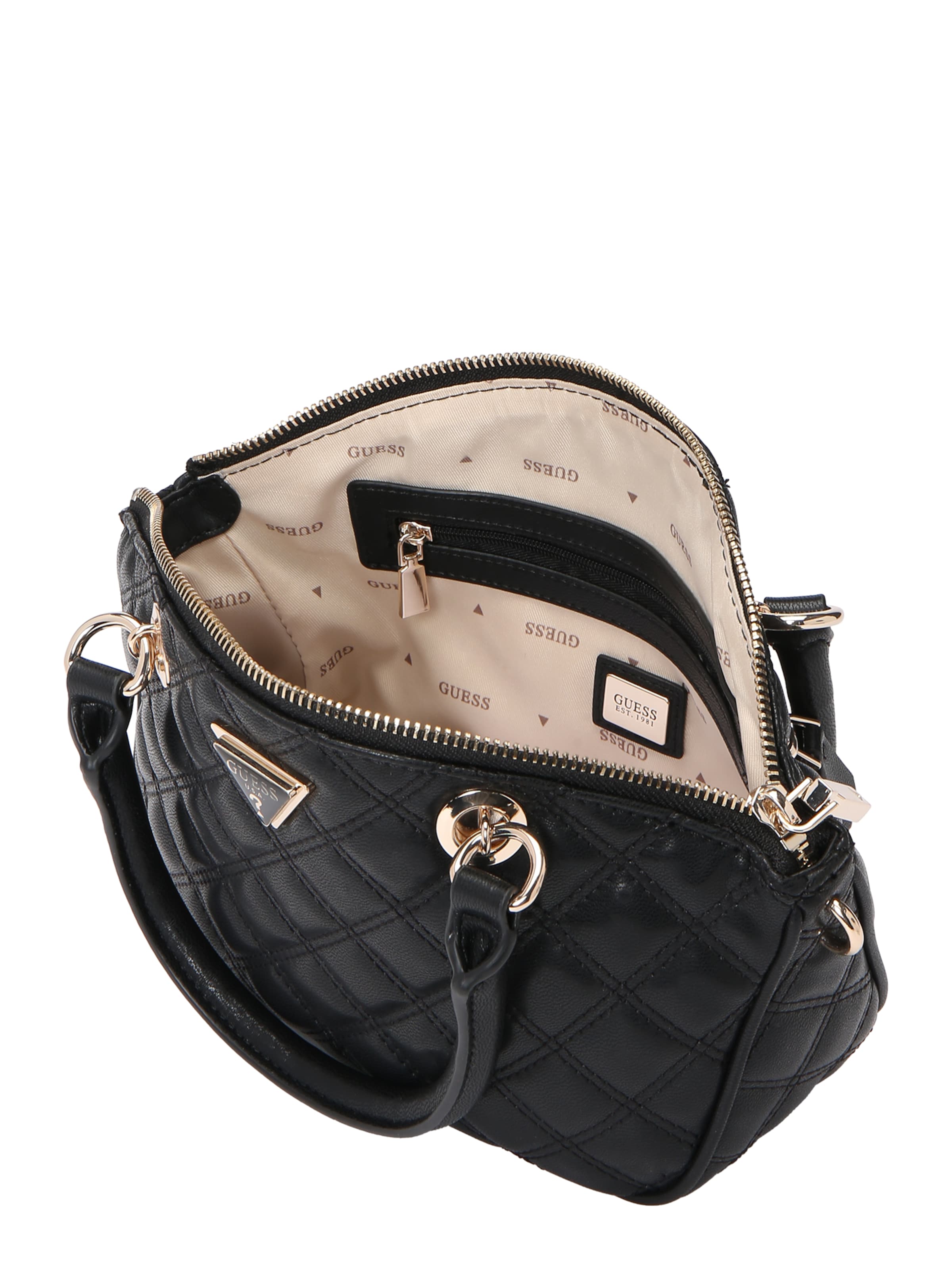 GUESSRučna torbica 'GIULLY' - crna boja