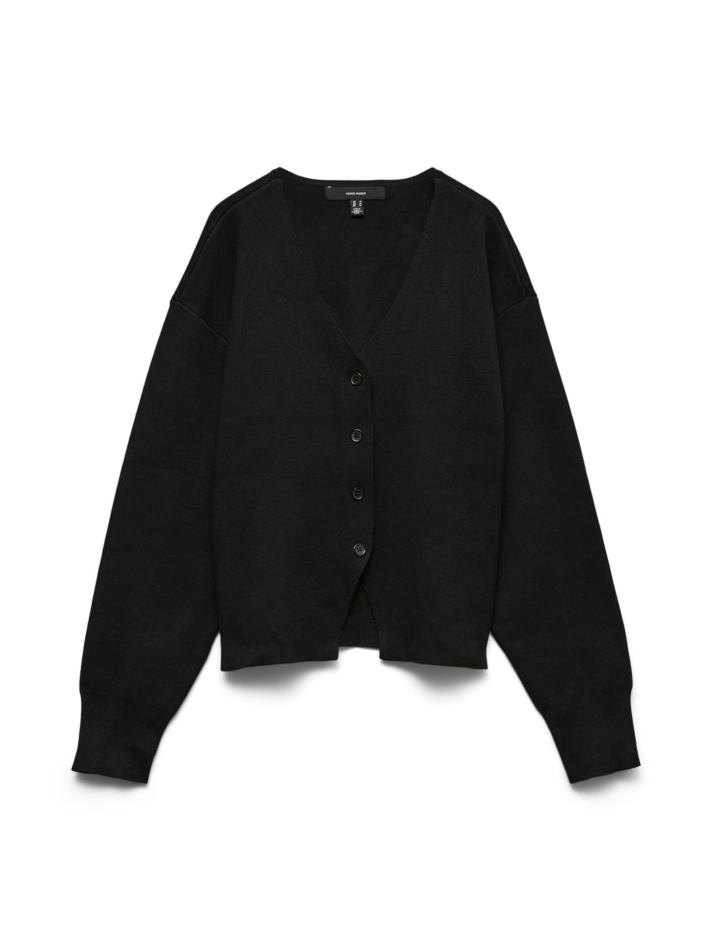 VERO MODA Cardigan 'LUCCA' i sort: forside