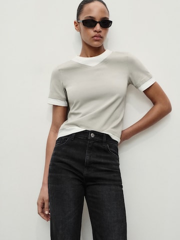 MANGO Дънки Tapered Leg Дънки в черно
