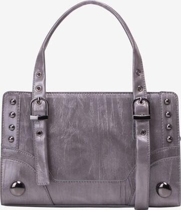 myMo ROCKS Handbag in Grey: front