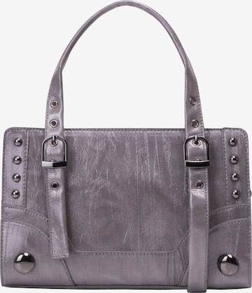 myMo ROCKS Handbag in Grey: front