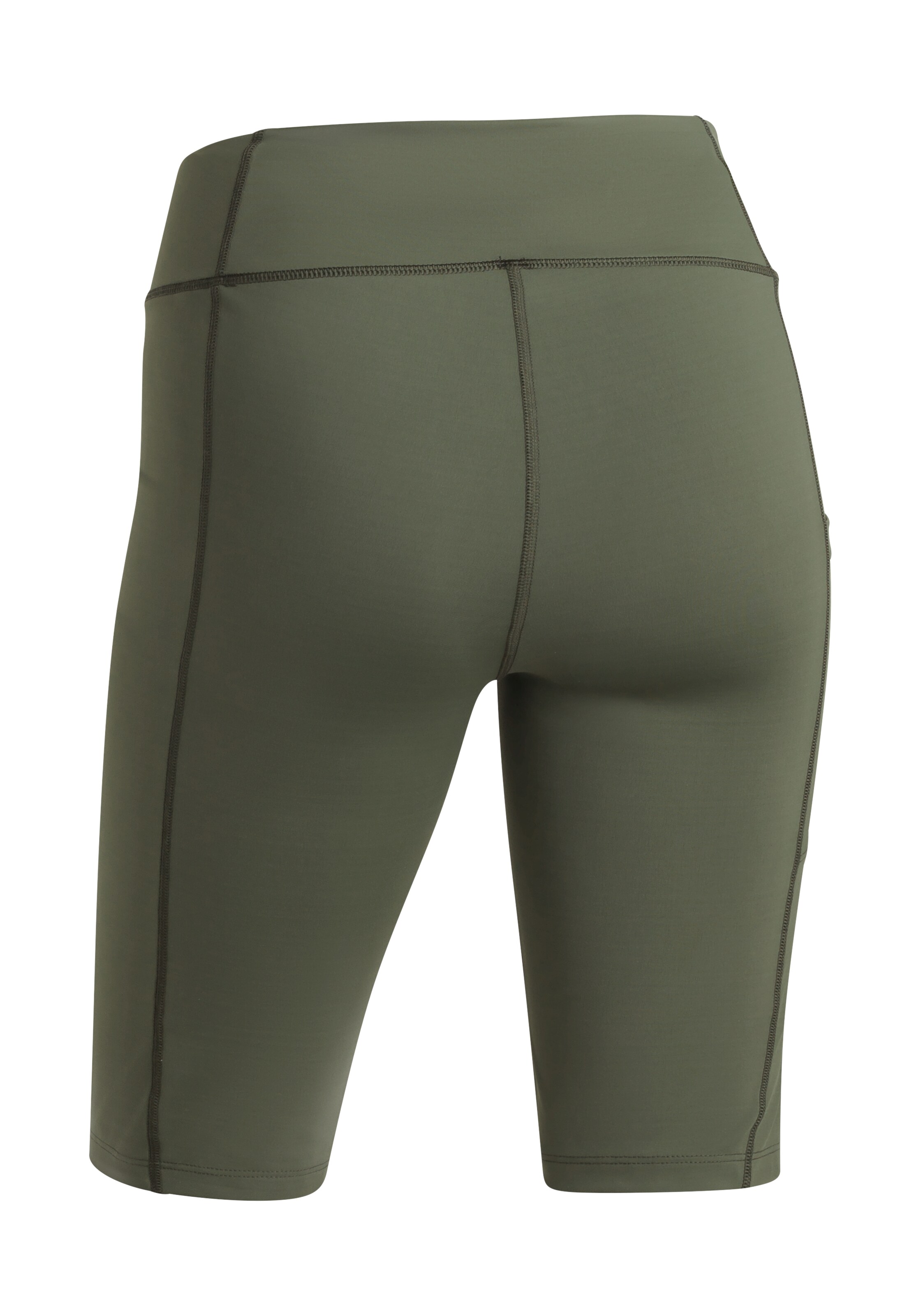 Maier Sports Skinny Workout Pants in Green