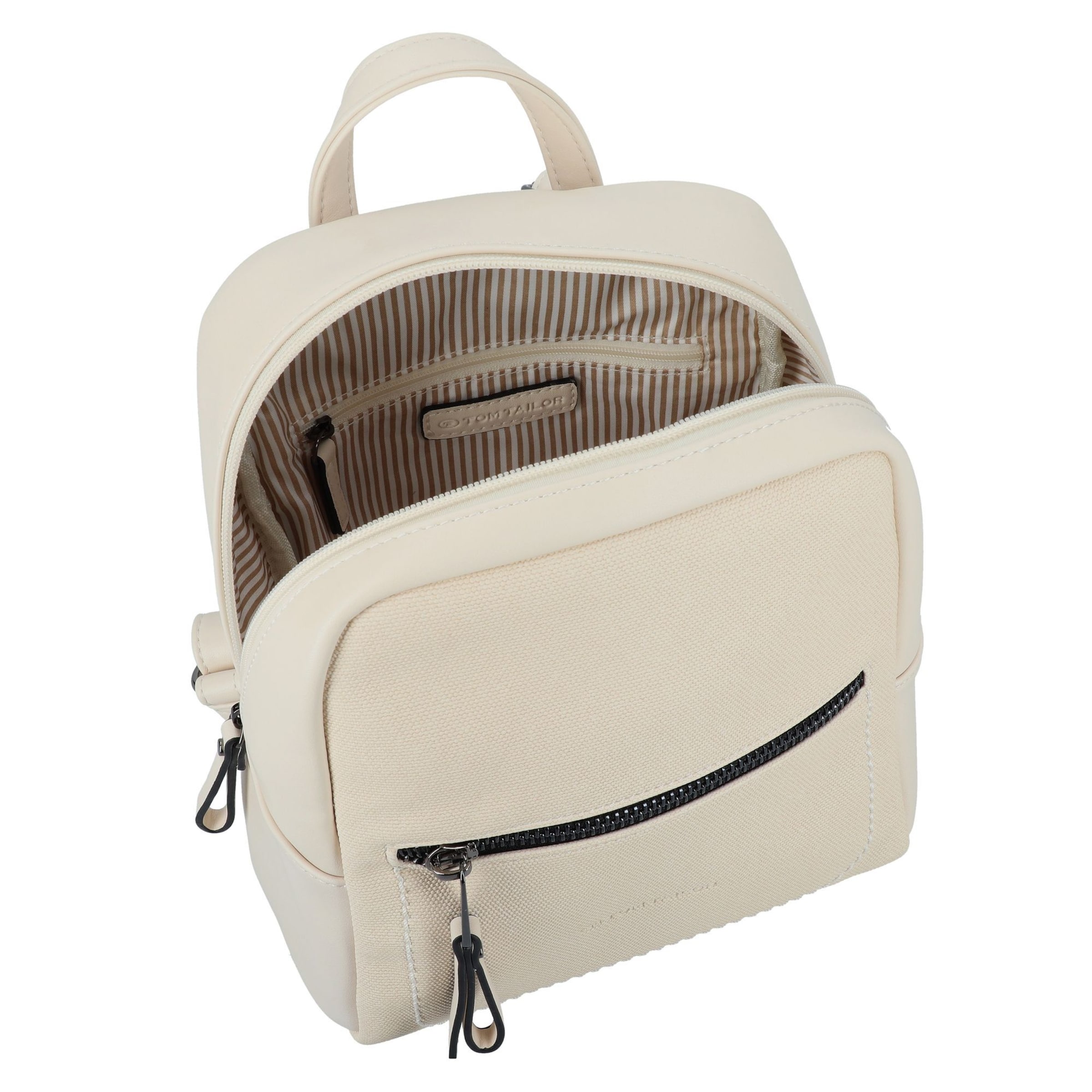 TOM TAILOR Rugzak 'Tamara' in Beige