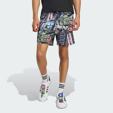 ADIDAS ORIGINALS Слим Штаны 'Adidas x Jeremy Scott' в Смешанный