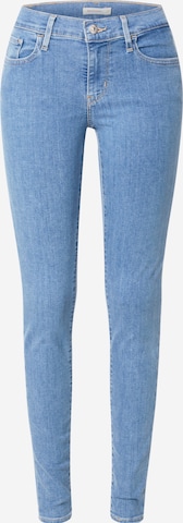 LEVI'S ® Skinny Jeans '710 Super Skinny' in Blauw: voorkant