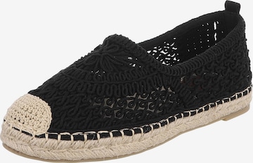 Ital-Design Espadrilles in Black: front