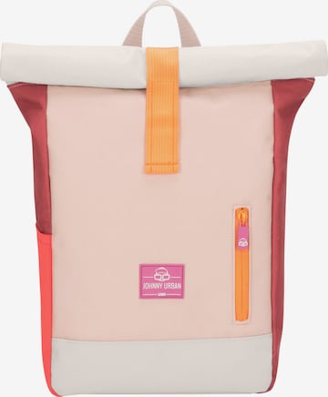 Johnny Urban Backpack 'Aaron' in Pink: front