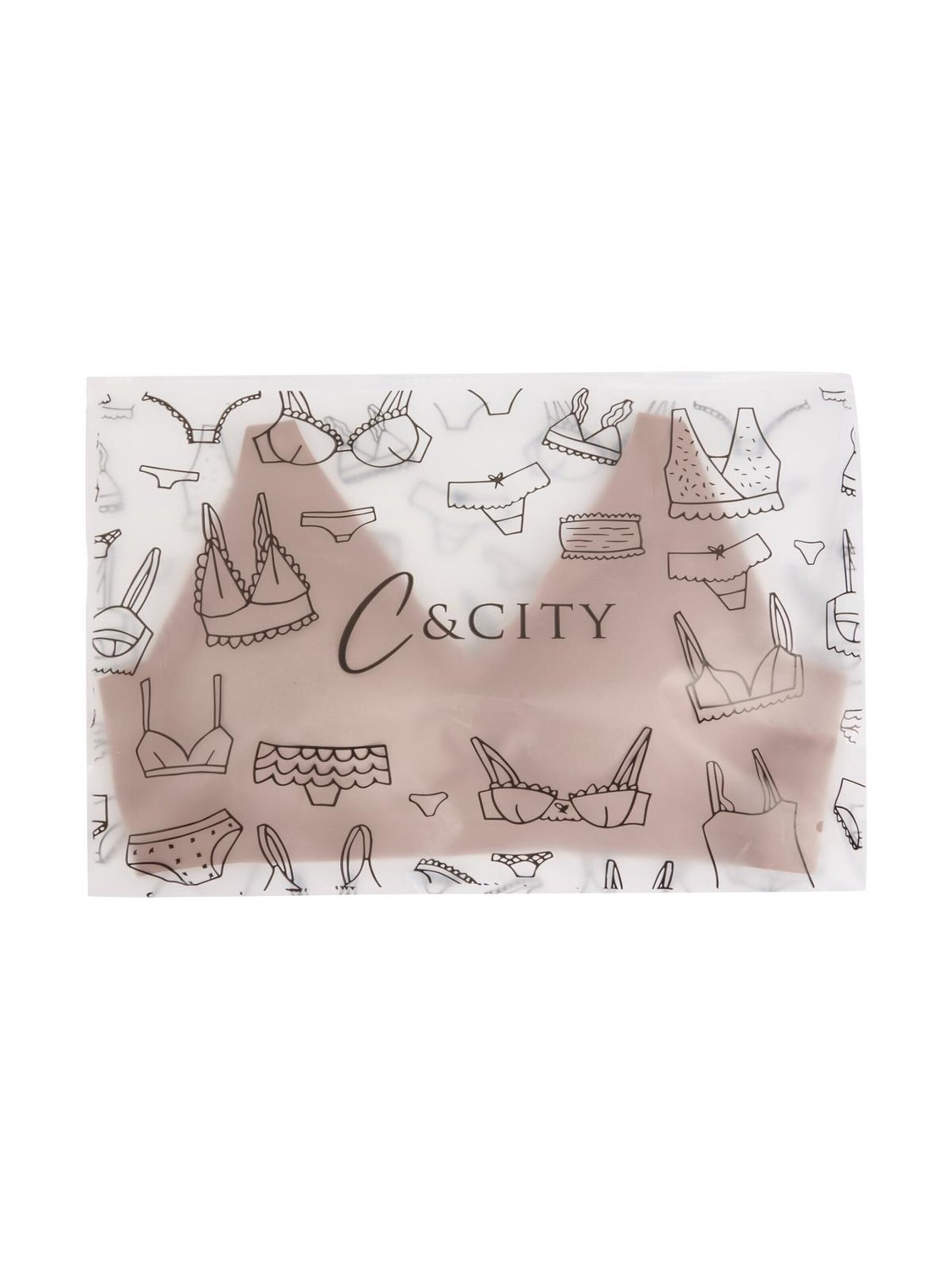 Bandeau Soutien-gorge C&City en marron